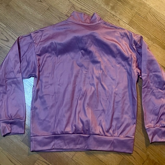 NWT BISHUIGE Women's  Mauve Long Sleeve 1/4 Zip Pullover Casual size Medium - Picture 7 of 10